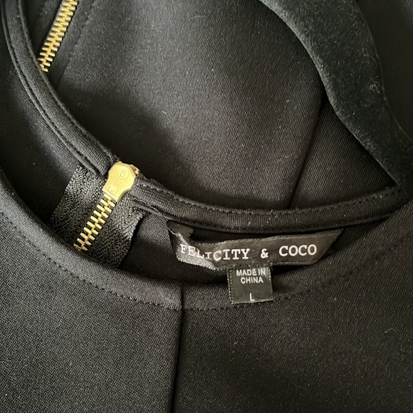 Felicity and Coco Black Dress NWOT - Picture 5 of 5